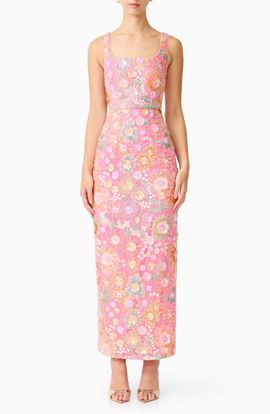 knee length dresses for ladies Kennedy Mini Party Dress In Yellow – Elliatt main image 1