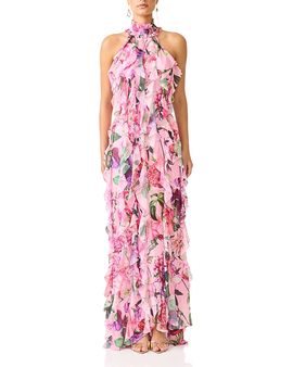 Elliatt Elliatt Solene Halter Gown