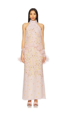 ELLIATT ELLIATT Tulsia Cape Maxi Dress