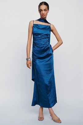 Elliatt Florea Scarf Slip Maxi Dress