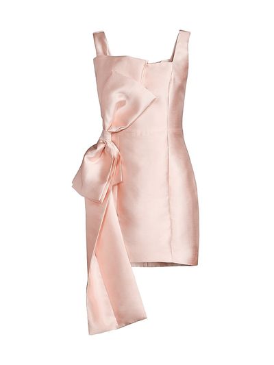 Elliatt Women's Corsage Satin Bow Minidress