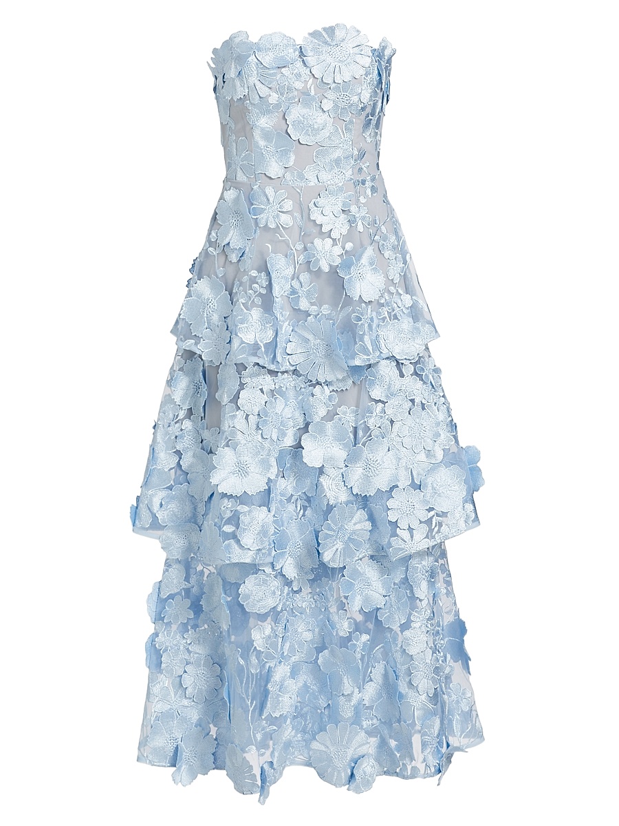elliatt selene cocktail midi dress blue Color:Pale Yellow Bouquet Whether youre celebrating a ankara_party_dress Larissa Satin Maxi Dress