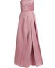 Elliatt Women's Rose Satin Pleated Strapless Gown - 9