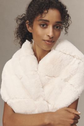Elliatt Zelie Faux-Fur Wrap