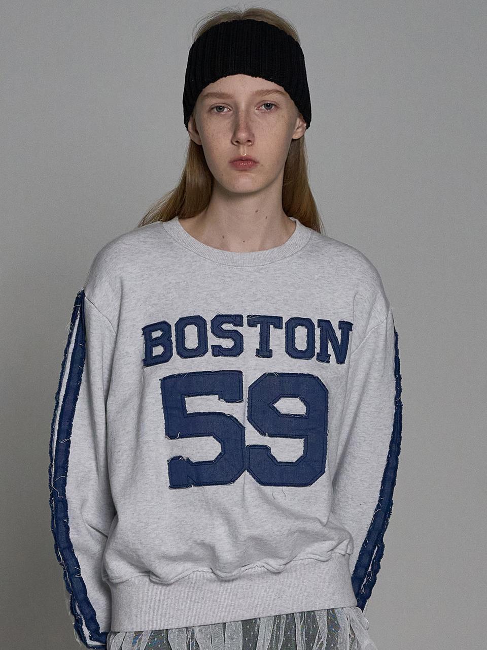 ELLIOTI Football Sweatshirts_White Melange