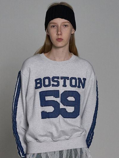 ELLIOTI Football Sweatshirts_White Melange