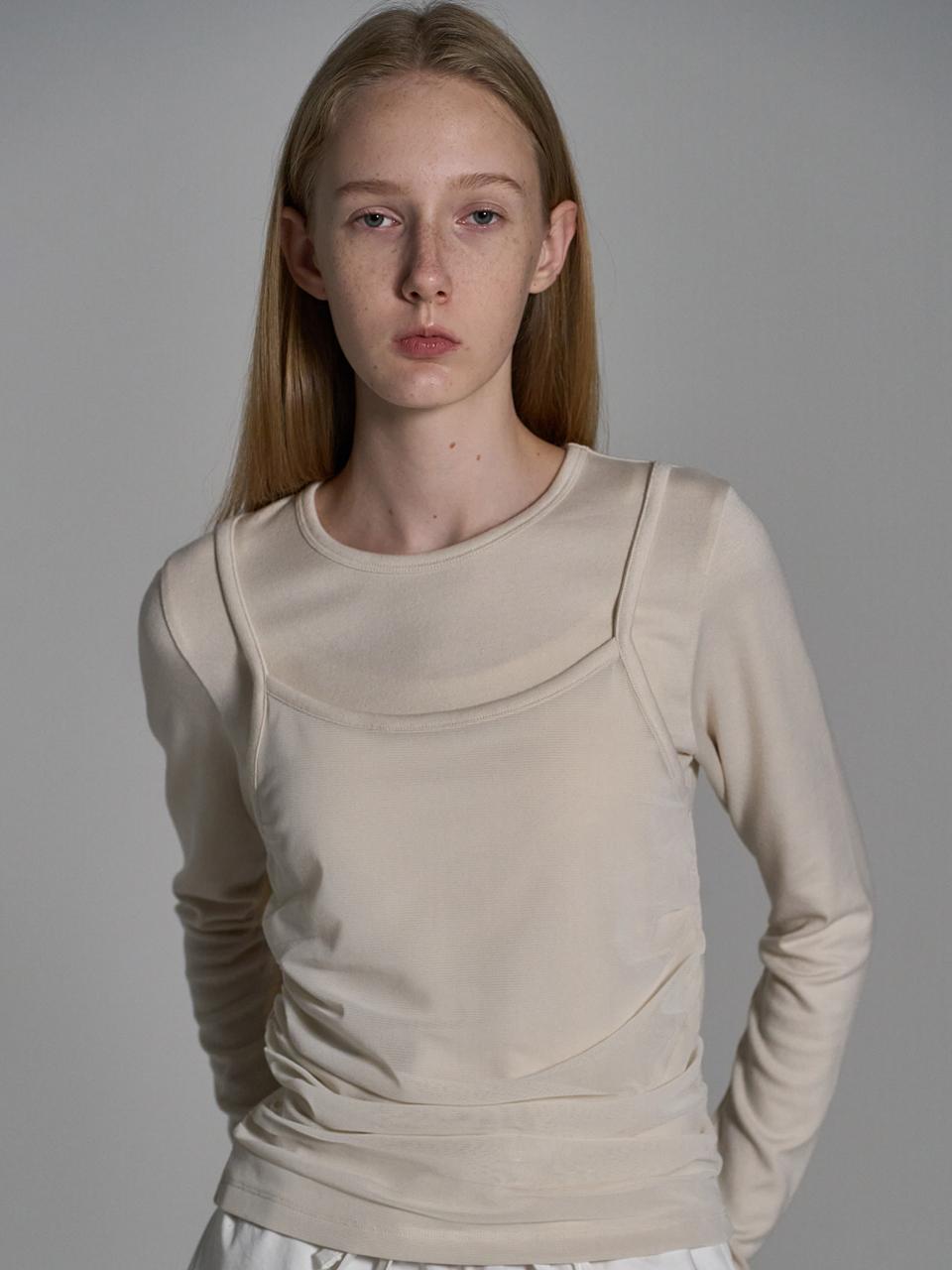 ELLIOTI Layered LS Ts_beige