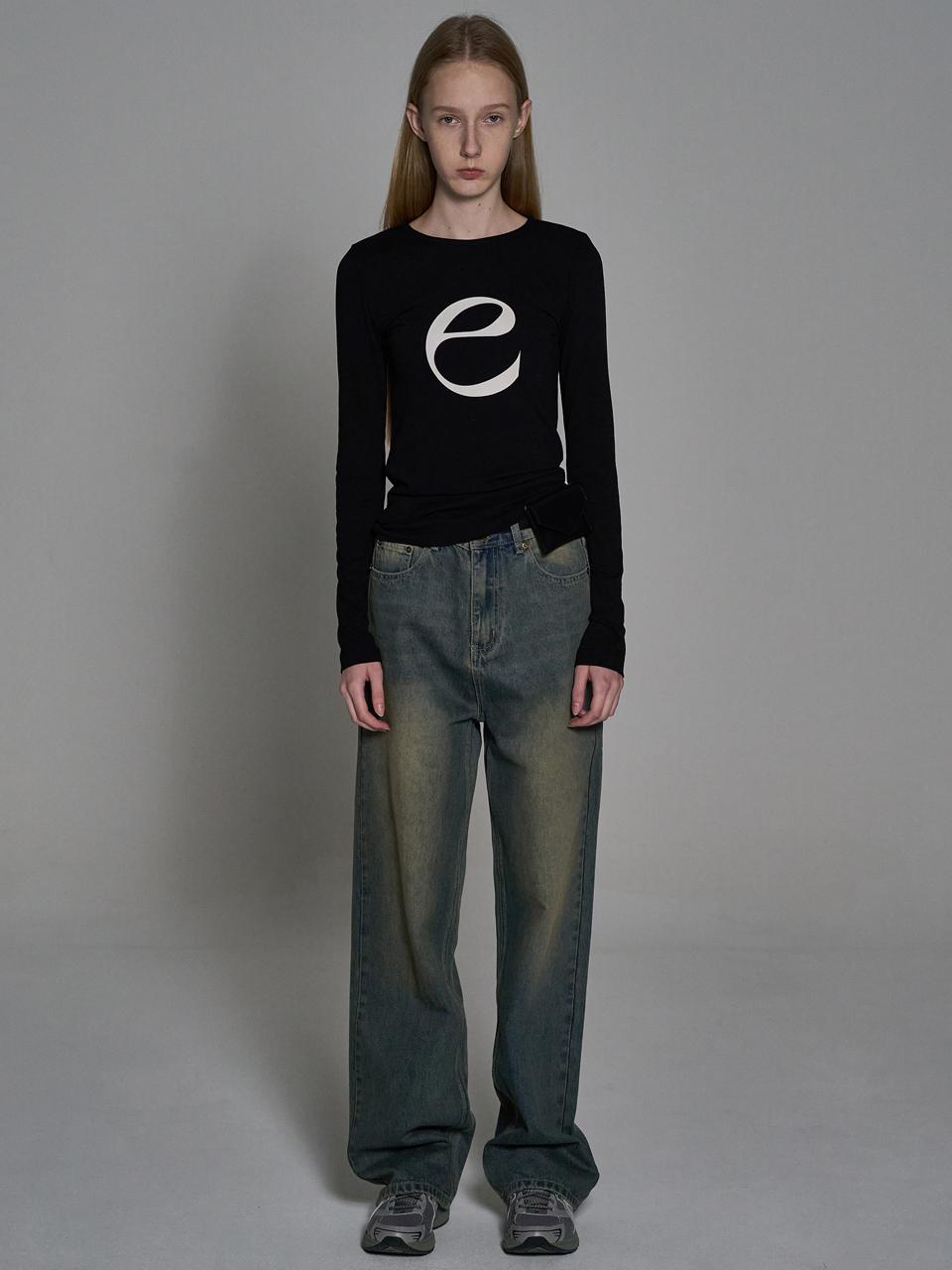 ELLIOTI Regular Brushed Denim Pants_Beige