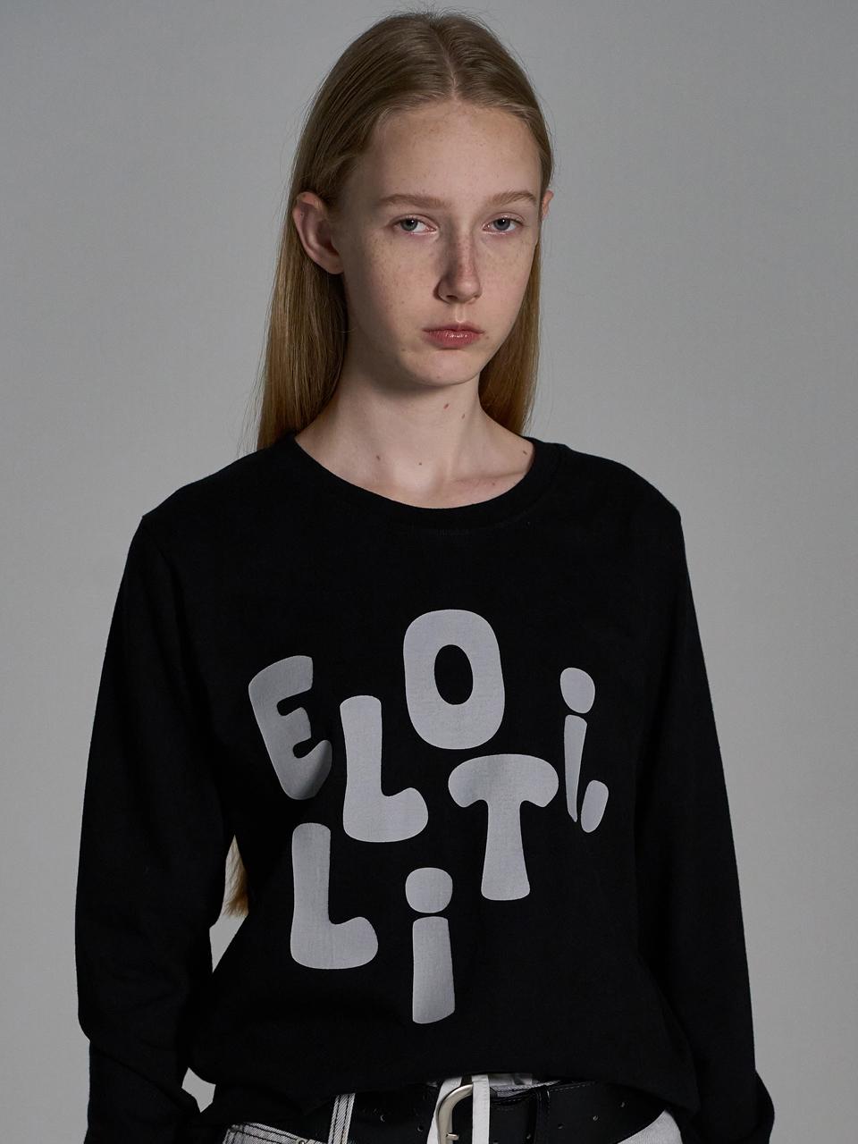 ELLIOTI Scramble Logo LS Ts_Black