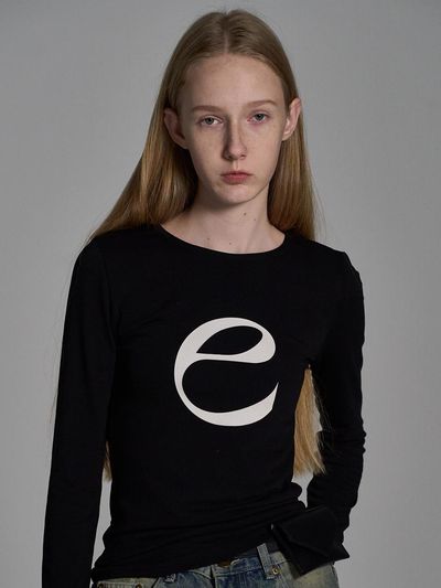 ELLIOTI Sheering Long Sleeve Ts_Black