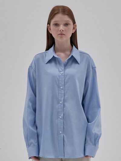 ELLIOTI Wrinkle Free Classy Shirts_Sky Blue