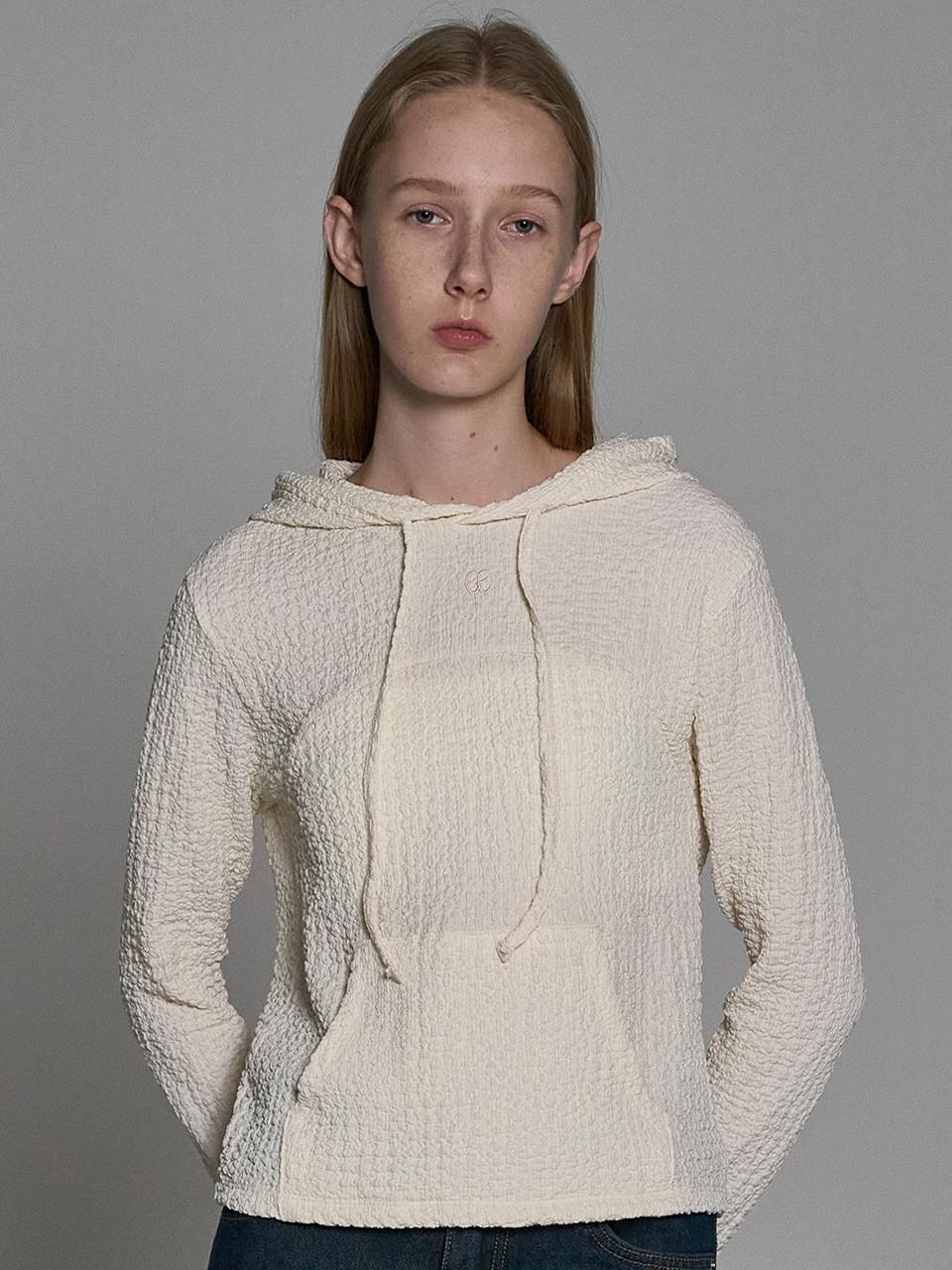 ELLIOTI Wrinkle Hoodie_beige