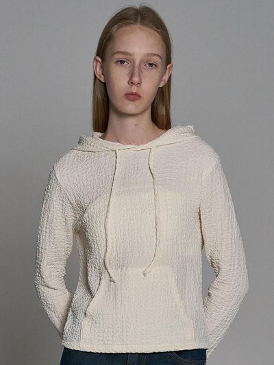 ELLIOTI Wrinkle Hoodie_beige