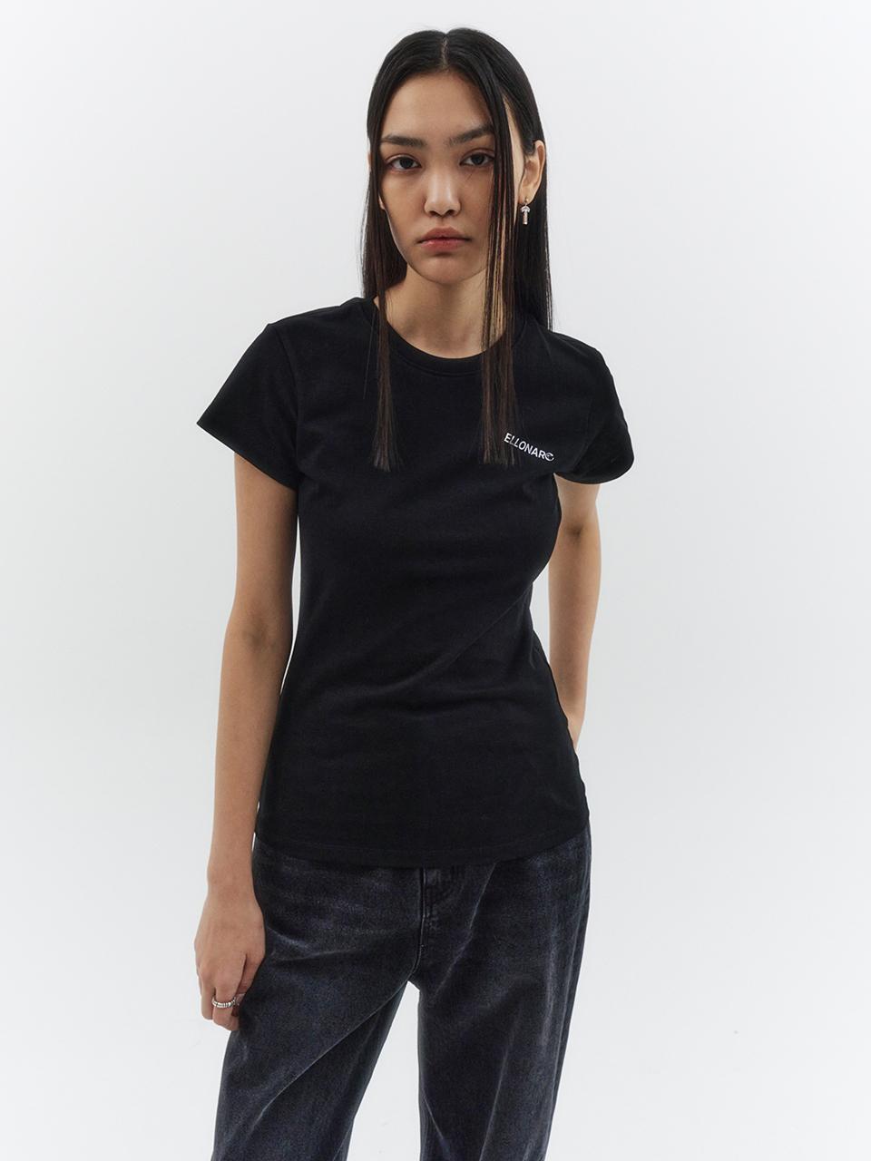 ellonarc Basic Half T-Shirt_Black