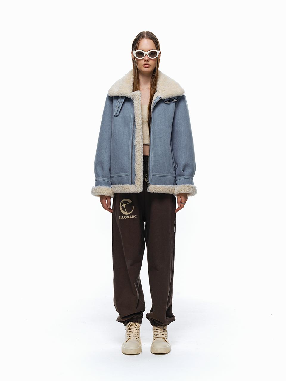 ellonarc Denim Fur Mustang_Light Blue