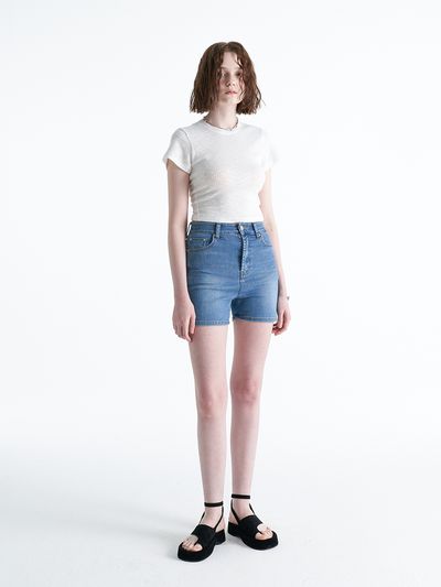 ellonarc Slim Span Short Pants_Blue