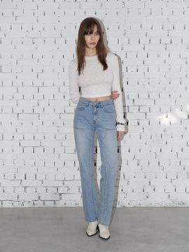 ellonarc Western denim pants_light blue