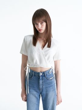 ellonarc Wrap Pad Blouse