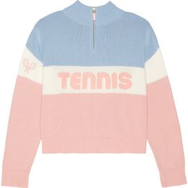 Ellsworth + Ivey Ellsworth + Ivey Madison Quarter-Zip Sweater Tennis Colorblock