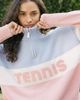 Ellsworth + Ivey Ellsworth + Ivey Madison Quarter-Zip Sweater Tennis Colorblock - 2
