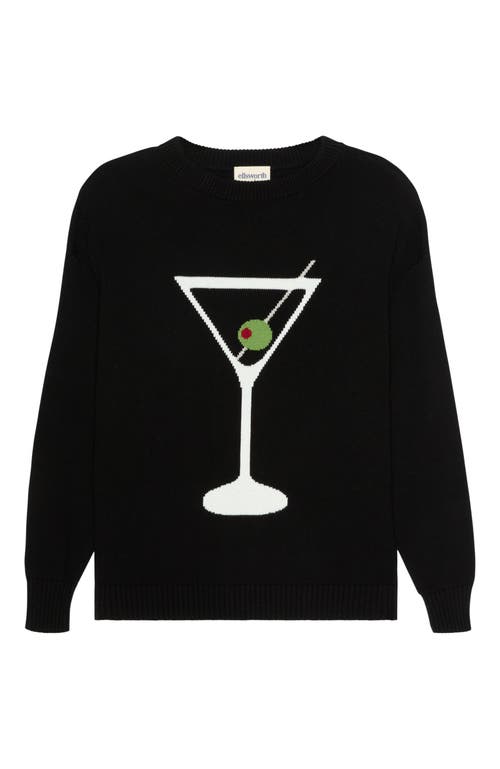 Ellsworth + Ivey Ellsworth + Ivey Riley Crewneck Sweater - Martini Glass