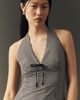 Elodie 100% Cotton Halter Midi Dress - 2