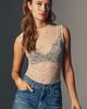 Elodie Artis Sheer Lace Sleeveless Bodysuit - 1