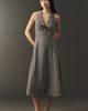 Elodie Cotton V-Neck Halter Midi Dress - 1