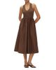 Elodie The Label Elodie Audrey Brown Dress - 1