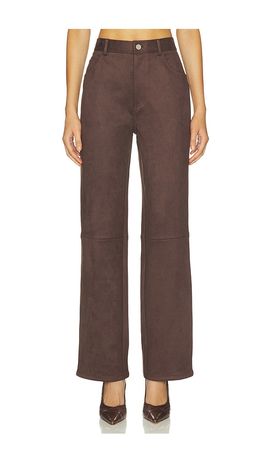 Elodie the Label Elodie the Label Etienne Faux Suede Pant