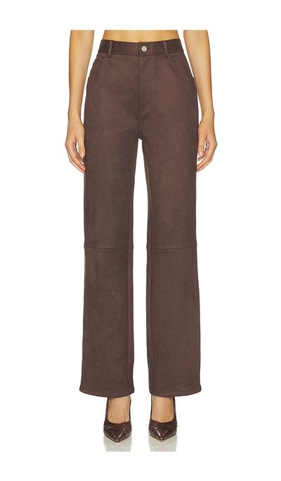 Elodie the Label Elodie the Label Etienne Faux Suede Pant