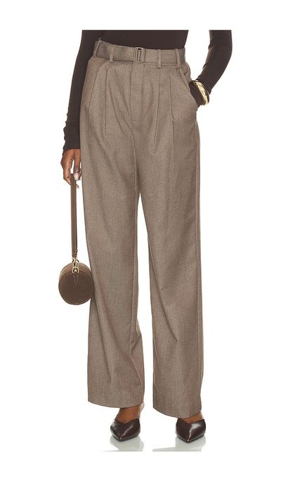 Elodie the Label Elodie the Label Hollis Belted Pleated Pant