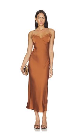 Elodie the Label Elodie the Label Nocturne Satin Slip Dress