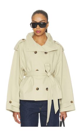Elodie the Label Elodie the Label Saint Cropped Trench Jacket