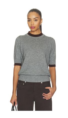 Elodie the Label Elodie the Label Sloane Contrast Crew Neck Sweater