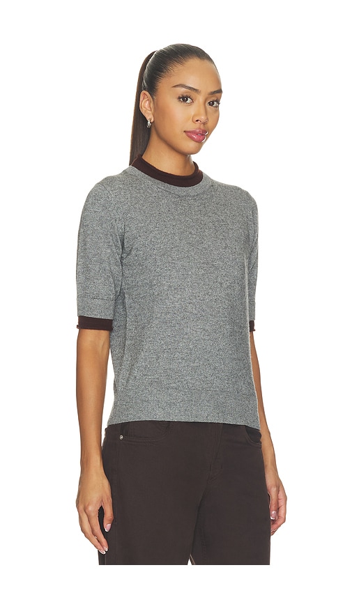Elodie the Label - Sloane Contrast Crew Neck Sweater