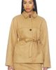Elodie the Label Elodie the Label Terrain Belted Faux Suede Jacket - 1