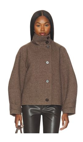 Elodie the Label Elodie the Label Walker High Neck Short Coat