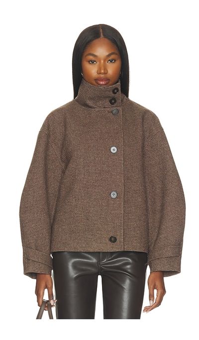 Elodie the Label Elodie the Label Walker High Neck Short Coat