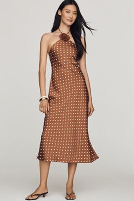 Elodie Yvaine Petite Halter Midi Dress