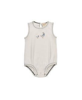 Ely's & Co. Ely's & Co. Boy's Cross Stitch Duckling Collection Romper