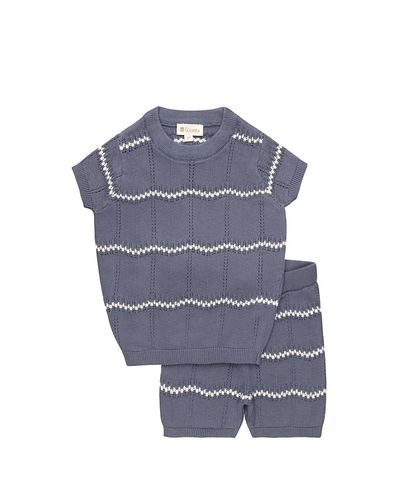 Ely's & Co. Ely's & Co. Boys' Looms Holland Collection Wave Knit 2 Piece Set