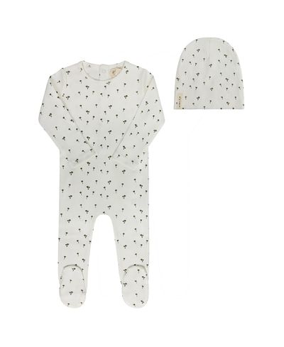 Ely's & Co. Ely's & Co. Boys' Printed Palm Trees Collection Footie + Beanie