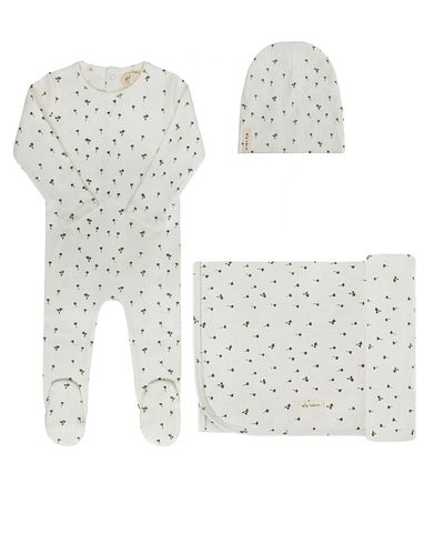 Ely's & Co. Ely's & Co. Boys' Printed Palm Trees Collection Layette Set