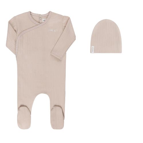 Ely's & Co. Ely's & Co. Cotton Little One Collection - Footie + Beanie
