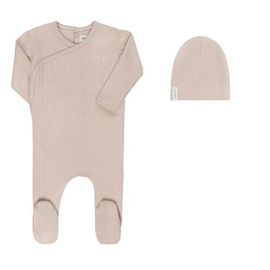 Ely's & Co. Ely's & Co. Cotton Little One Collection - Footie + Beanie