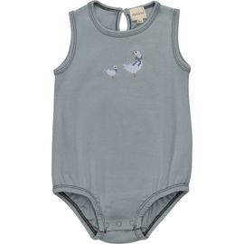 Ely's & Co. Ely's & Co. Cross Stitch Duckling Collection - Romper for Boys(Baby)