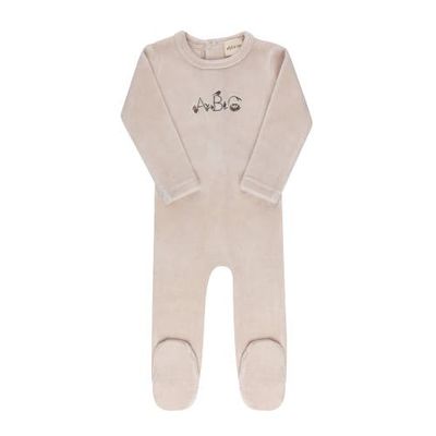 Ely's & Co. Ely's & Co. Embroidered ABC Collection Footie