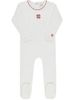 Ely's & Co. Ely's & Co. Embroidered Clover - Footie & Bonnet - 2