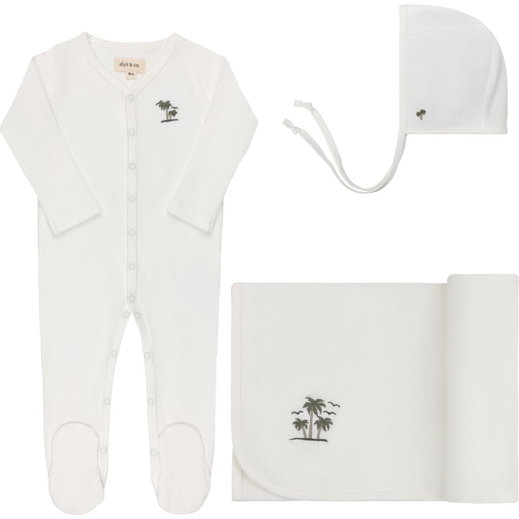 Ely's & Co. Ely's & Co. Embroidered Collar Collection - Layette Set